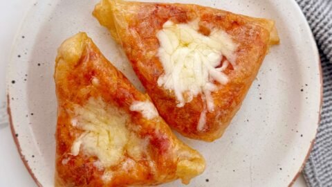 Air Fried Rice Paper Pizza Hot Pockets