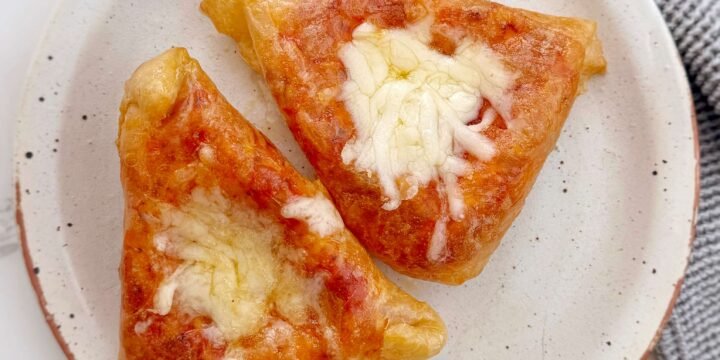 Air Fryer Rice Paper Pizza Pockets