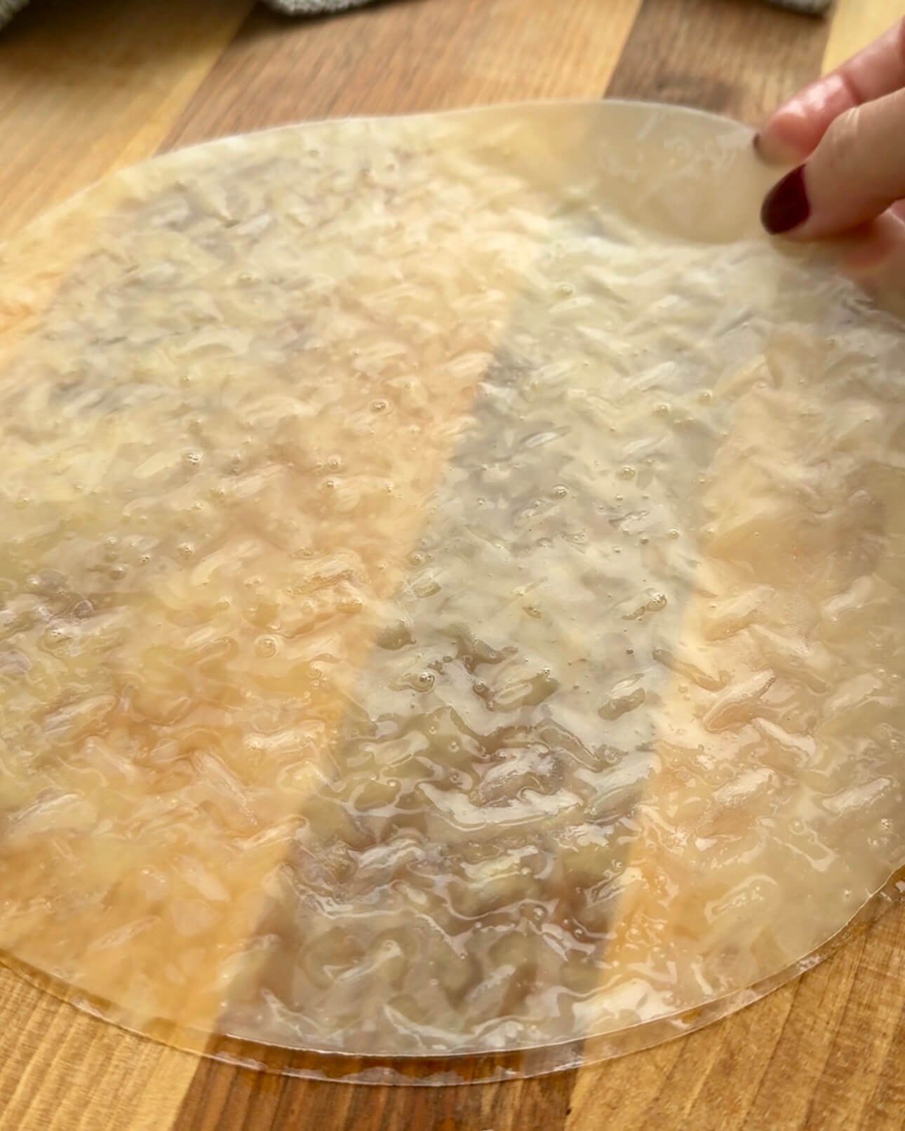 Air Fried Rice Paper Hot Pockets