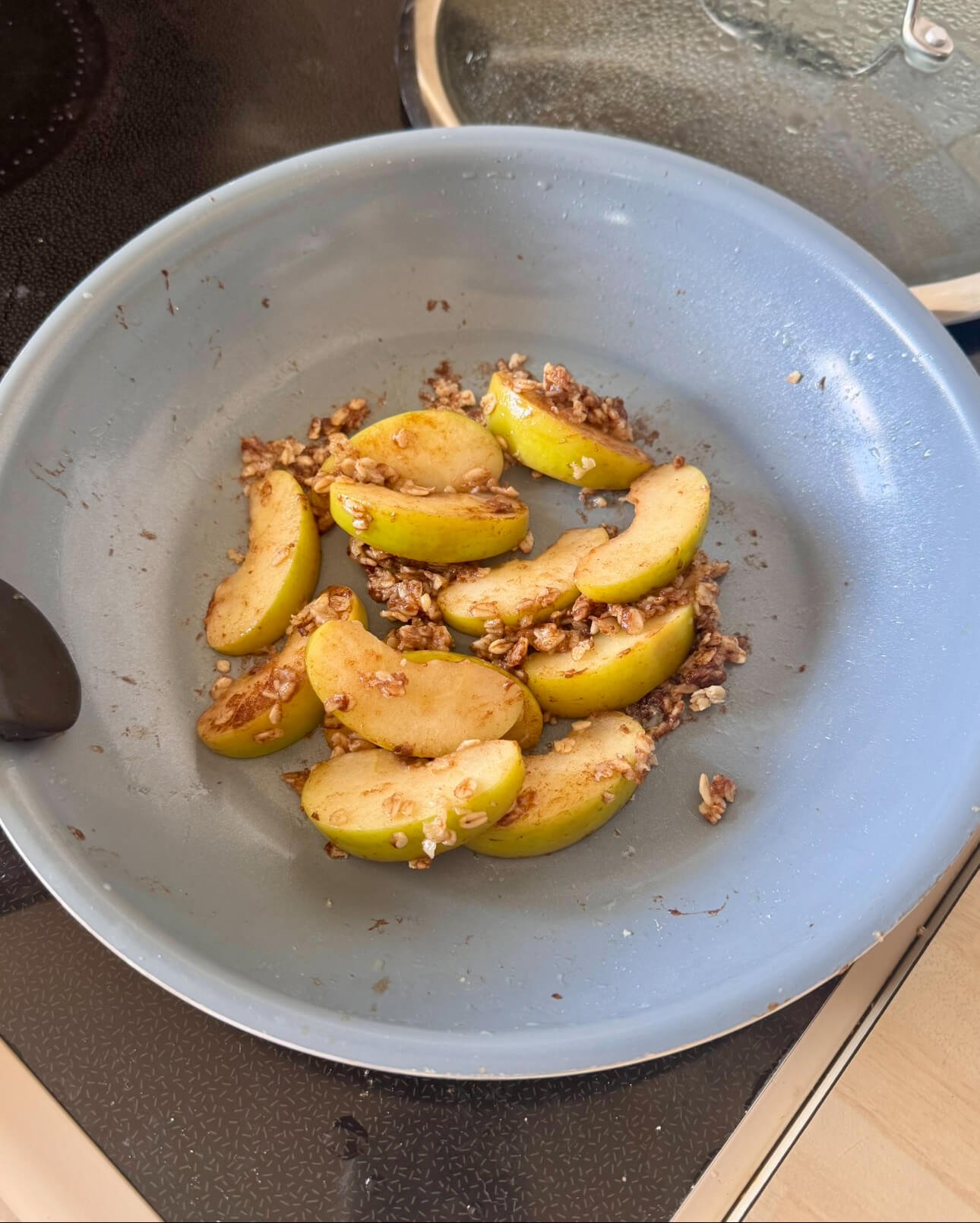 Single serve Skillet Apple Crisp