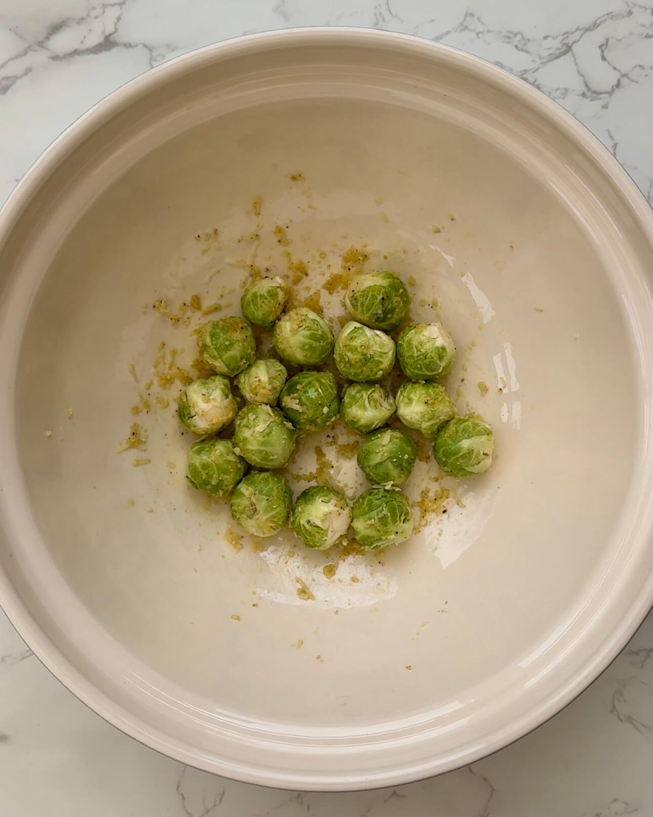 Hot Honey Roasted Brussels Sprout Skewers