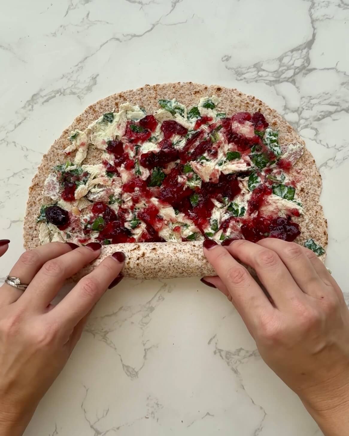 Best Turkey Cranberry Pinwheels step 4