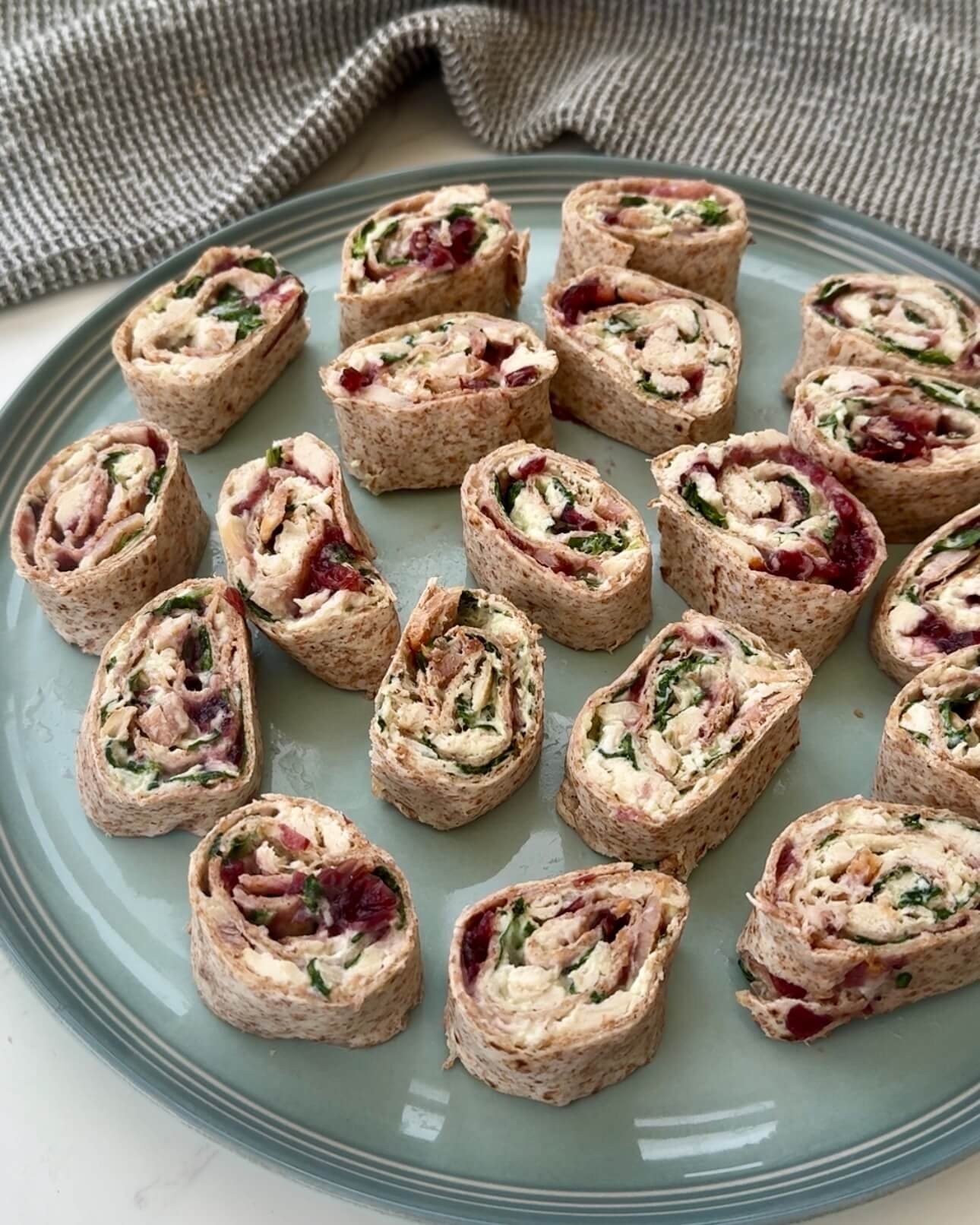 Best Turkey Cranberry Pinwheels step 5