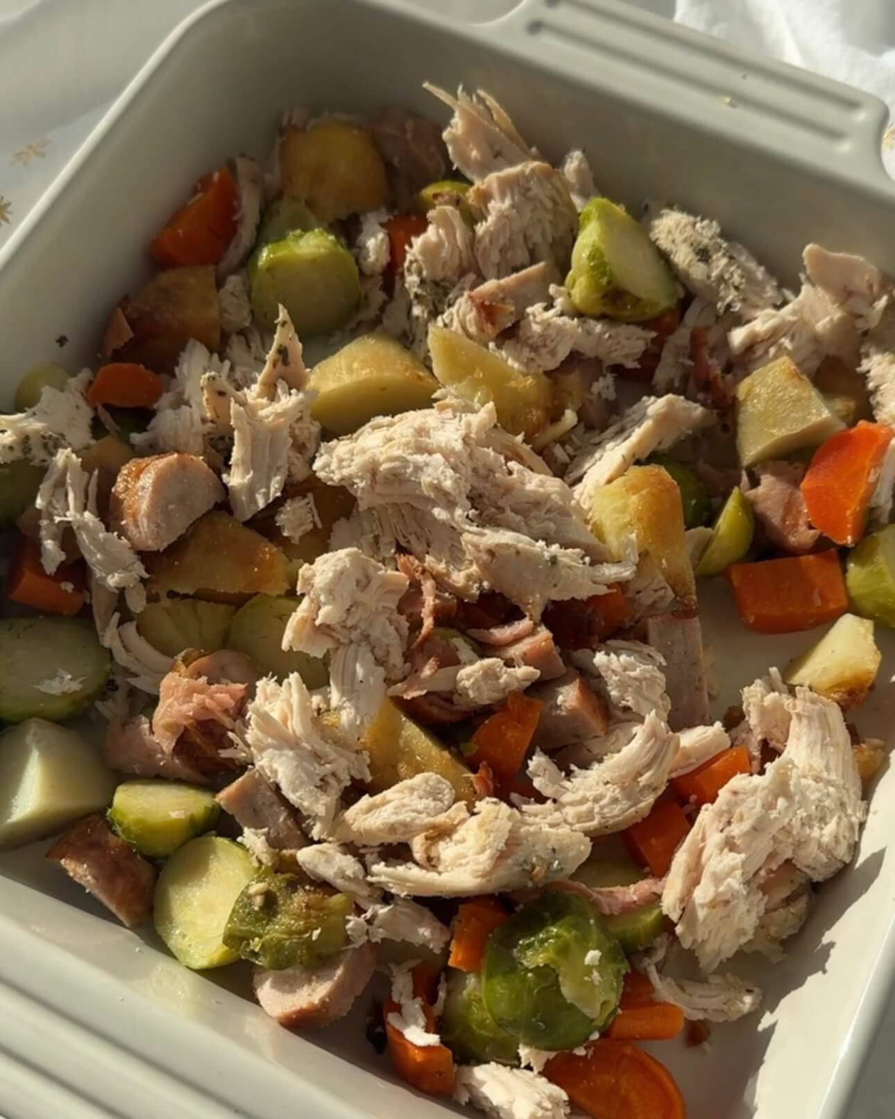 Christmas Egg Casserole with Cottage Cheese step 2