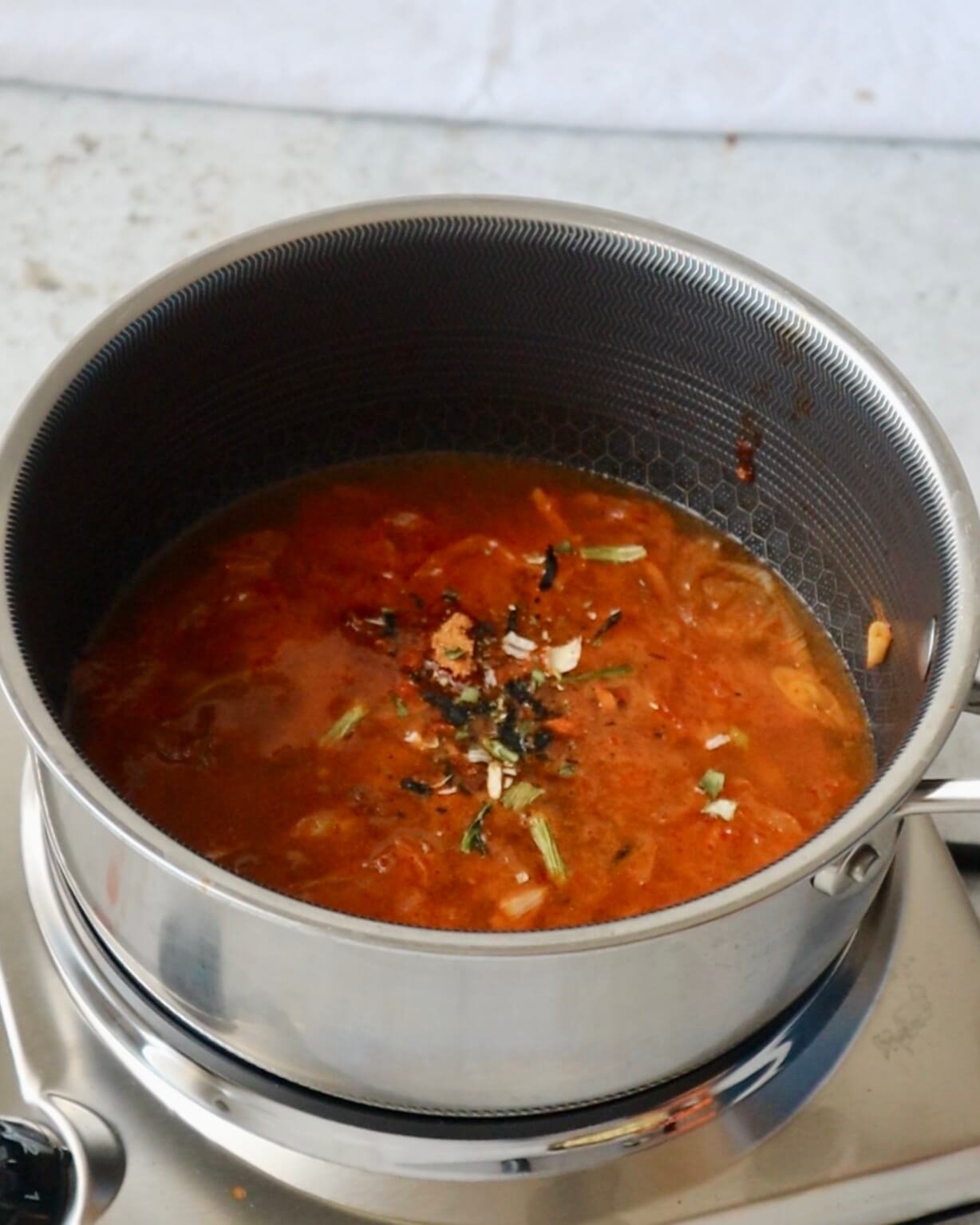 Easy and Delicious Spicy Kimchi Ramen step 3