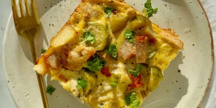 Christmas Egg Casserole with Cottage Cheese