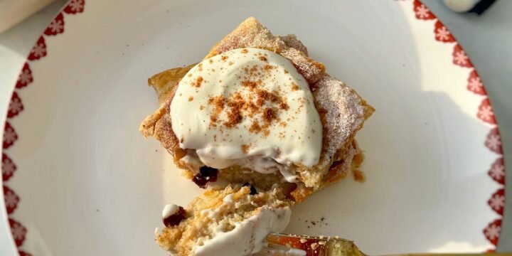 Christmas Spiced Bread Pudding