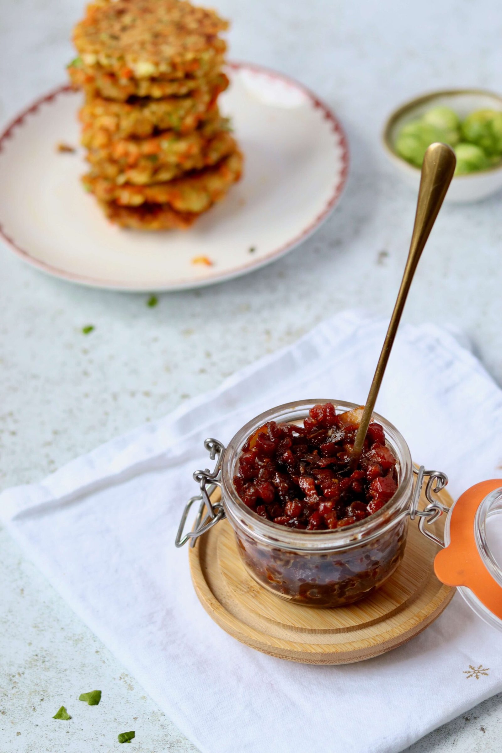 Caramelized Onion and Bacon Jam served in a jar