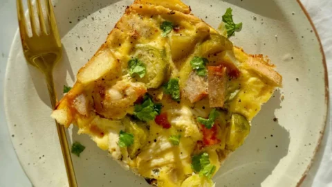 Christmas Egg Casserole with Cottage Cheese