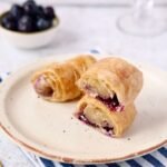 Crispy Blueberry Spring Rolls