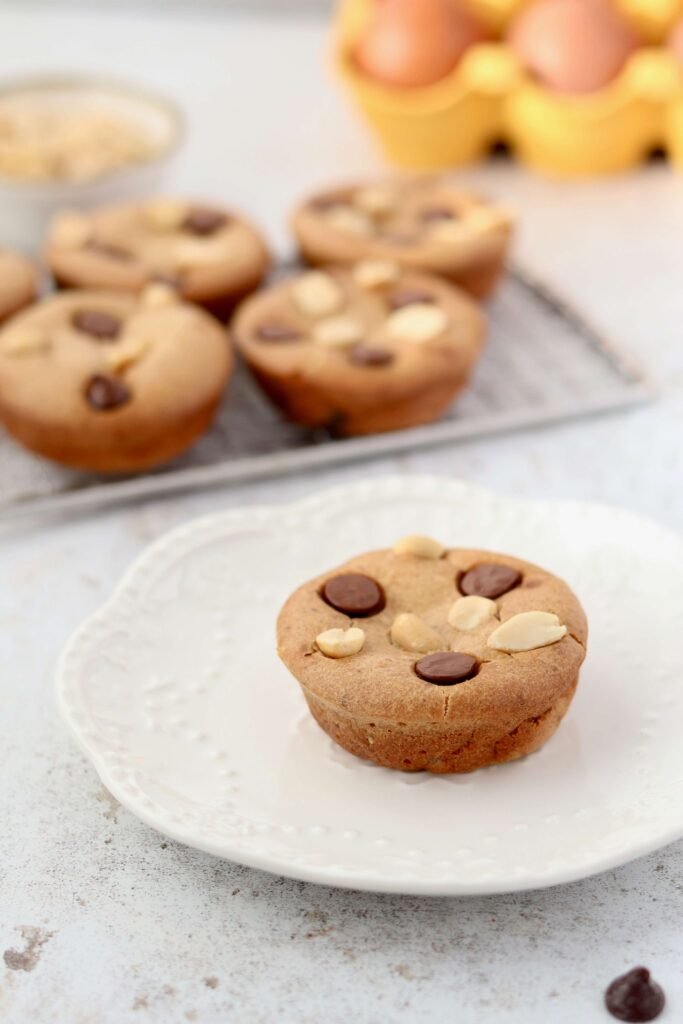 High Protein Snickers Date Muffins