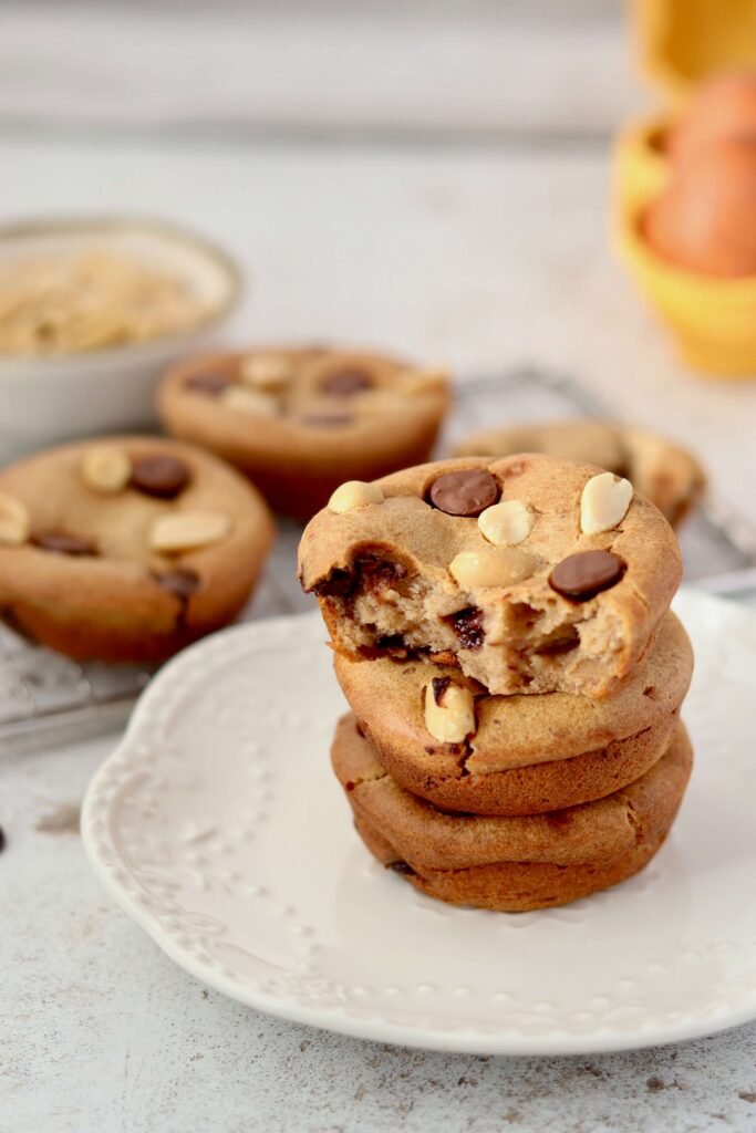 High Protein Snickers Date Muffins