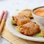 Crispy Spicy Crab Rice Paper Rolls