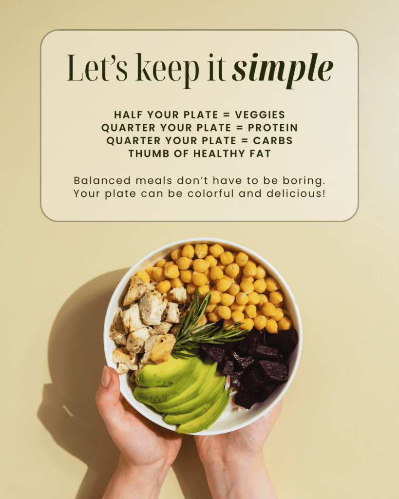 What a Balanced Plate Looks Like (Without Overthinking It)