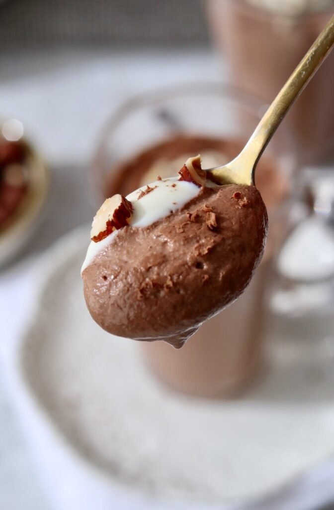 Dark Chocolate Hazelnut Mousse