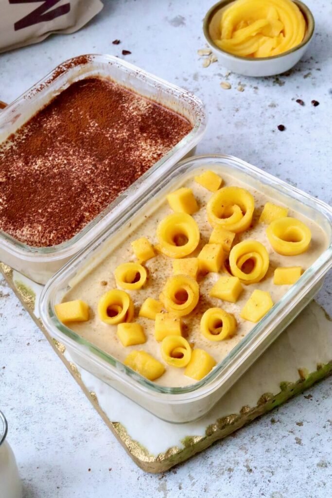 Mango Lassi Protein Overnight Oats