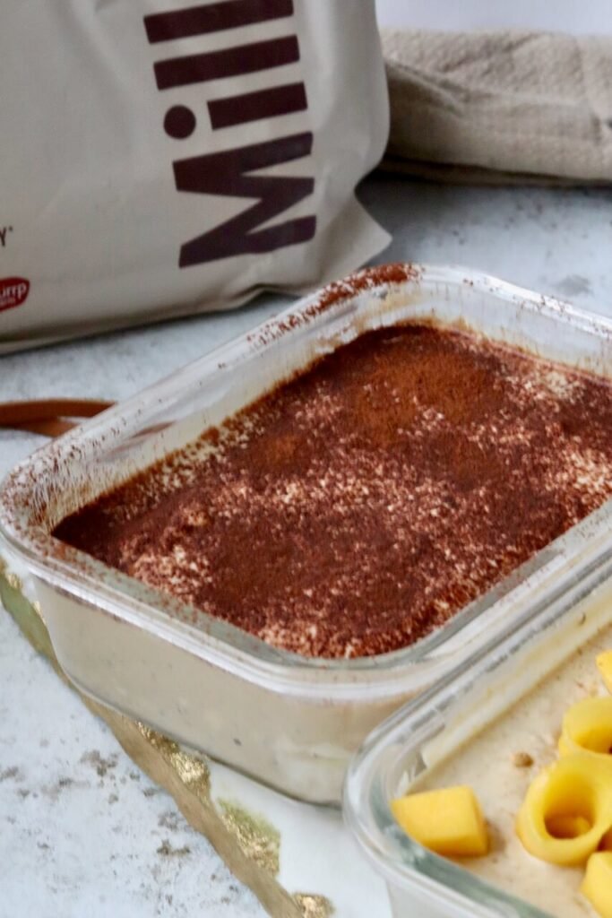 Tiramisu Protein Overnight Oats (Dairy-Free, High-Protein, Ready the Night Before)