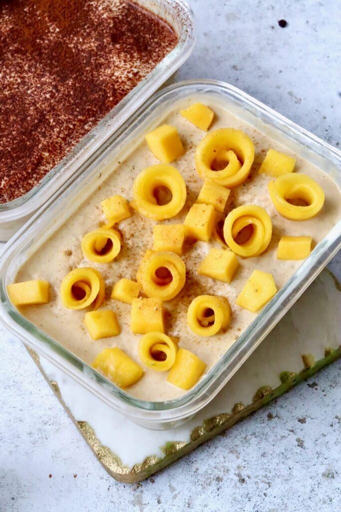 Mango Lassi Protein Overnight Oats