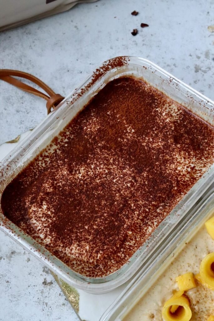 Tiramisu Protein Overnight Oats (Dairy-Free, High-Protein, Ready the Night Before)