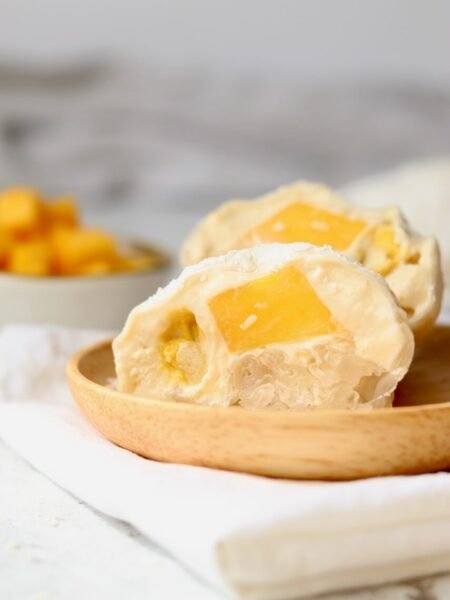 Mango Mochi Recipe with Rice Paper