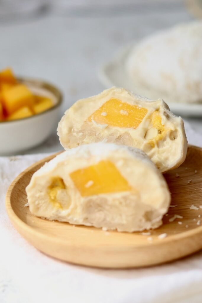 Mango Mochi Recipe with Rice Paper