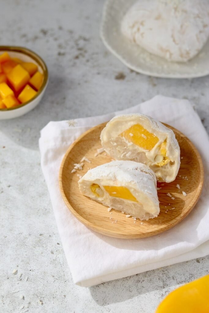 Mango Mochi Recipe with Rice Paper