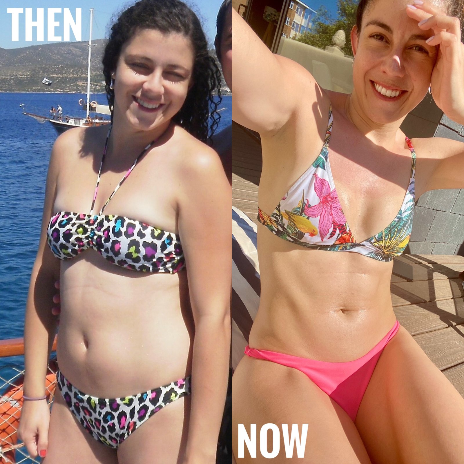 Me then and now