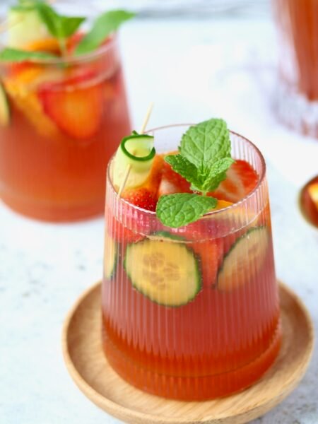 Non-Alcoholic Pimm's Recipe (Pimm's-Style Mocktail for a Crowd)