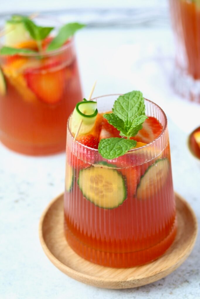 Non-Alcoholic Pimm's Recipe (Pimm's-Style Mocktail for a Crowd)