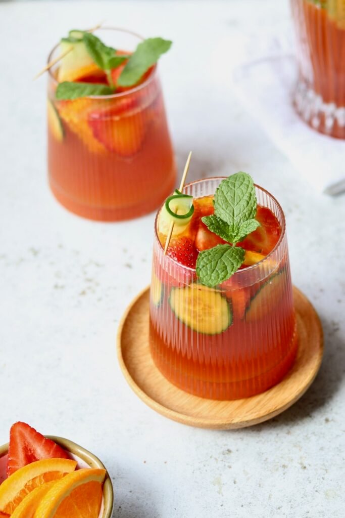 Non-Alcoholic Pimm's Recipe (Pimm's-Style Mocktail for a Crowd)