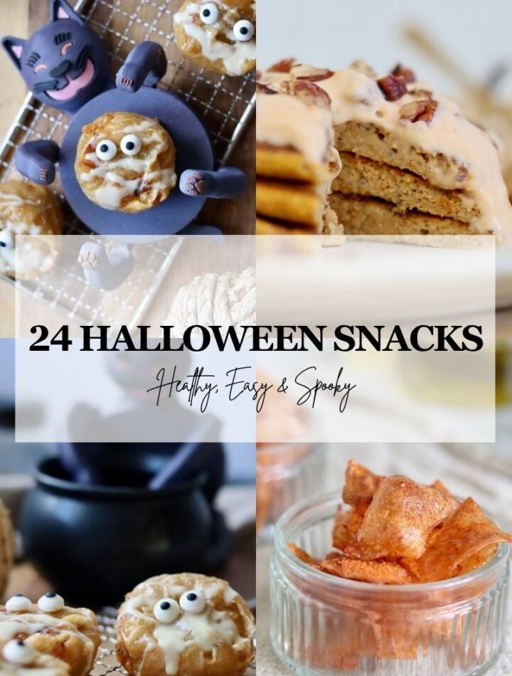 24 healthy Halloween snacks: mummy muffins, pumpkin pancakes and BBQ rice paper chips